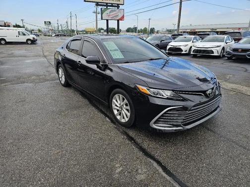 Midnight Black Metallic 2022 Toyota Camry LE