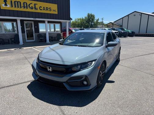 Aegean Blue Metallic 2020 Honda Civic Sport