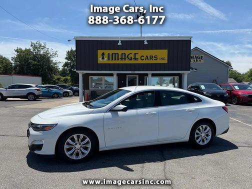 White 2021 Chevrolet Malibu 4dr Sdn LT
