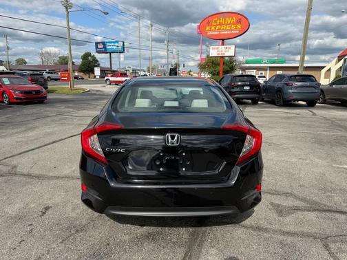 Black 2017 Honda Civic LX