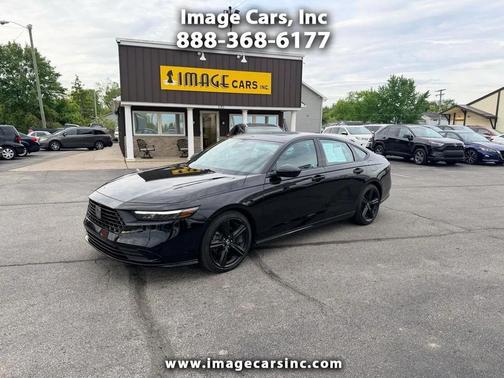 Crystal Black Pearl 2024 Honda Accord Hybrid Sport-L