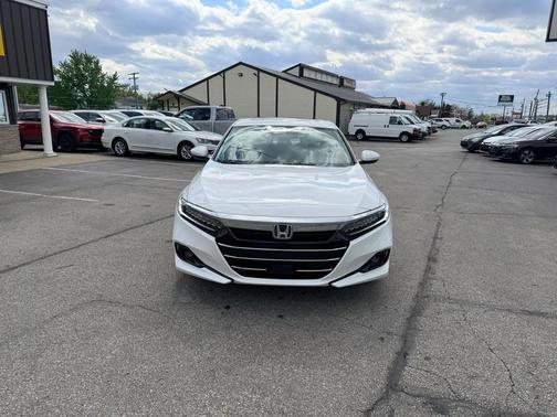 Pearl White 2021 Honda Accord Hybrid EX