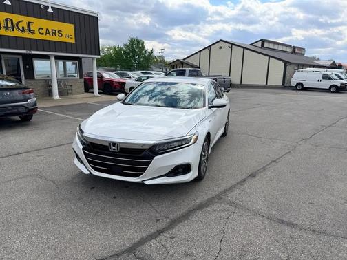 Pearl White 2021 Honda Accord Hybrid EX