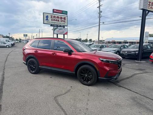 Radiant Red Metallic 2024 Honda CR-V Hybrid Sport AWD
