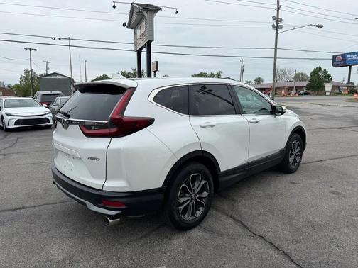 Platinum White Pearl 2021 Honda CR-V AWD EX-L