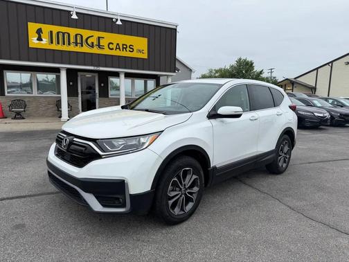 Platinum White Pearl 2021 Honda CR-V AWD EX-L