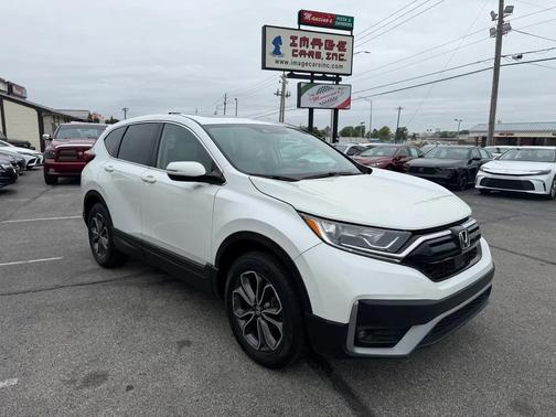 Platinum White Pearl 2021 Honda CR-V AWD EX-L