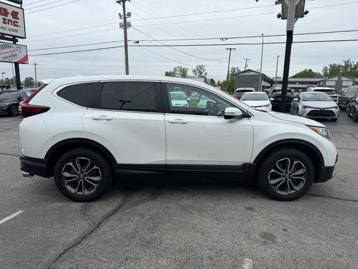 Platinum White Pearl 2021 Honda CR-V AWD EX-L
