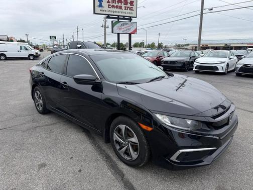 Crystal Black Pearl 2019 Honda Civic LX