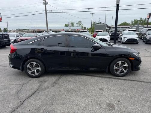 Crystal Black Pearl 2019 Honda Civic LX