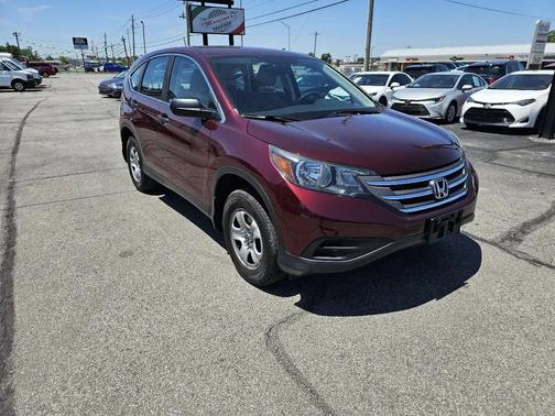 Maroon 2012 Honda CR-V LX