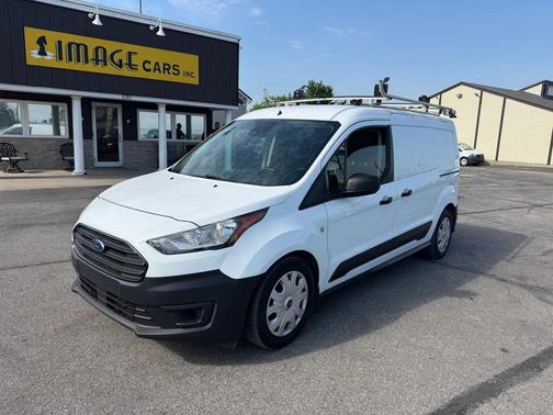 Frozen White 2020 Ford Transit Connect XL Cargo Van