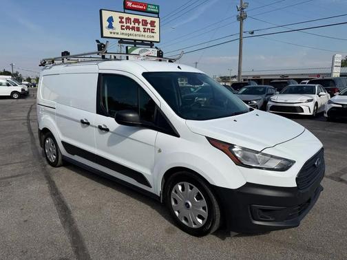 Frozen White 2020 Ford Transit Connect XL Cargo Van