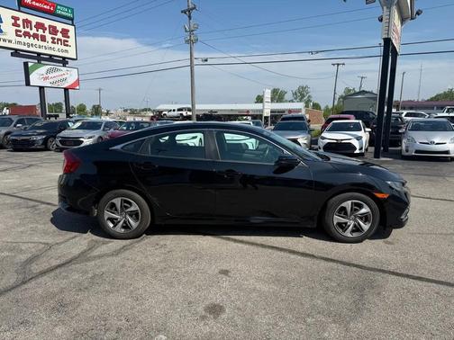 Crystal Black Pearl 2019 Honda Civic LX