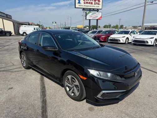 Crystal Black Pearl 2019 Honda Civic LX
