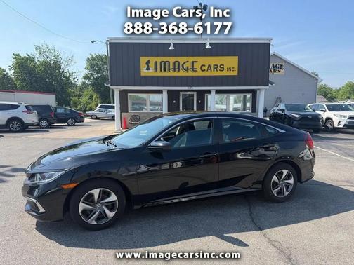 Crystal Black Pearl 2019 Honda Civic LX