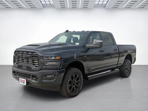 Forged Blue Metallic 2026 RAM 2500 Black Express Crew Cab 4x4 6'4' Box