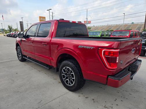 Red 2021 Ford F-150 XLT