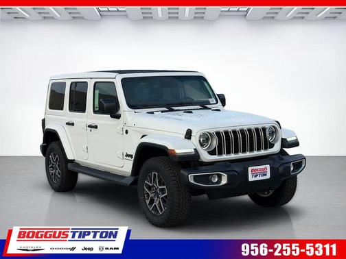 Bright White Clearcoat 2026 Jeep Wrangler 4-Door Sahara 4x4