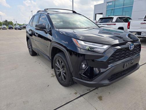 Midnight Black Metallic 2024 Toyota RAV4 Hybrid XLE Premium