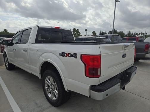 White Platinum Metallic Tri-Coat 2018 Ford F-150 Lariat