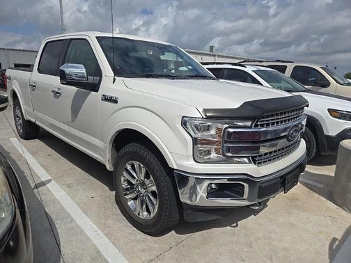 White Platinum Metallic Tri-Coat 2018 Ford F-150 Lariat