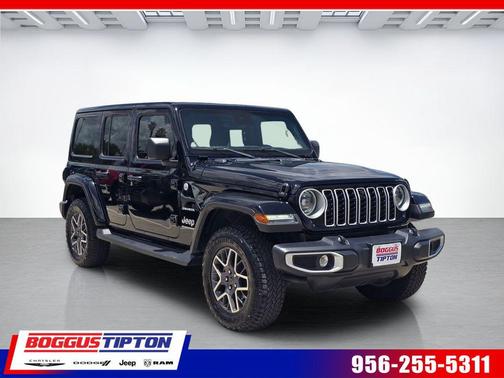 Black Clearcoat 2024 Jeep Wrangler 4-Door Sahara 4x4