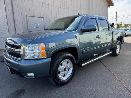 Blue 2009 Chevrolet Silverado 1500 LTZ Crew Cab