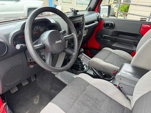 Red 2007 Jeep Wrangler X