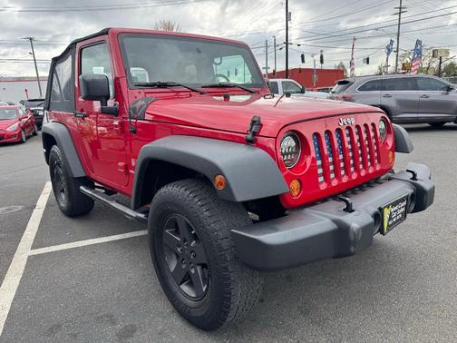 Red 2007 Jeep Wrangler X