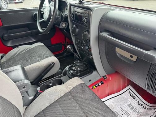 Red 2007 Jeep Wrangler X