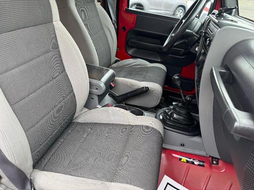 Red 2007 Jeep Wrangler X