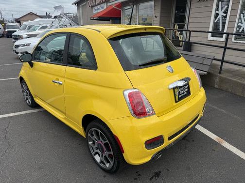 Yellow 2012 FIAT 500 Sport
