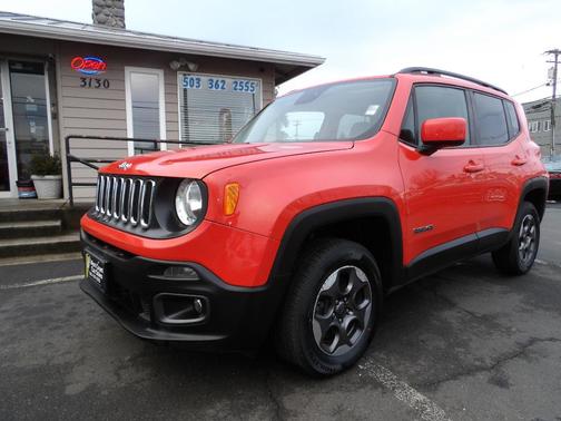 Orange 2016 Jeep Renegade Latitude