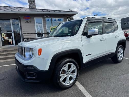 White 2015 Jeep Renegade Limited