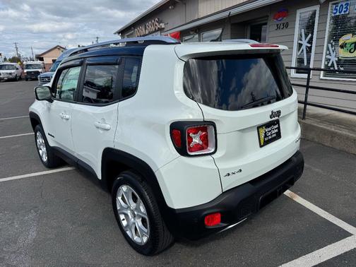White 2015 Jeep Renegade Limited