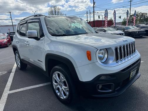 White 2015 Jeep Renegade Limited