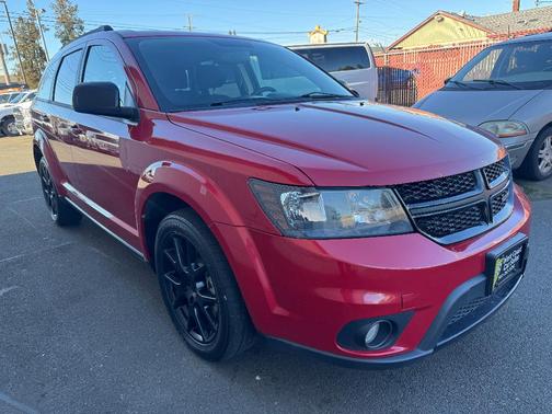 Red 2016 Dodge Journey SXT