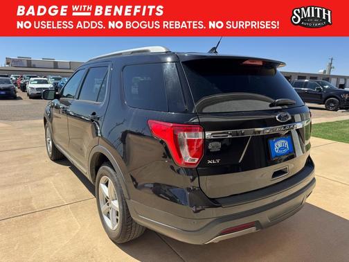 Agate Black Metallic 2019 Ford Explorer XLT