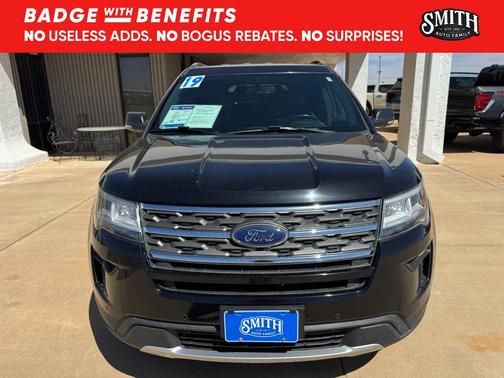 Agate Black Metallic 2019 Ford Explorer XLT
