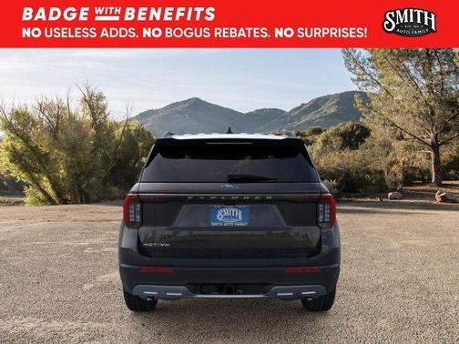 Agate Black Metallic 2026 Ford Explorer Active w/200A Pkg