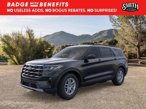 Agate Black Metallic 2026 Ford Explorer Active w/200A Pkg