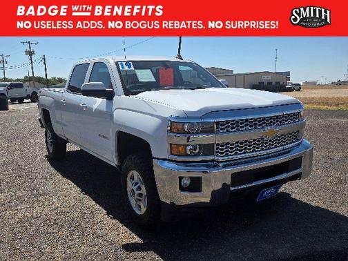 Summit White 2019 Chevrolet Silverado 2500 LT