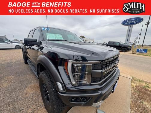 Agate Black Metallic 2023 Ford F-150 Raptor