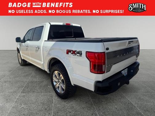 Star White Metallic Tri-Coat 2020 Ford F-150 Platinum