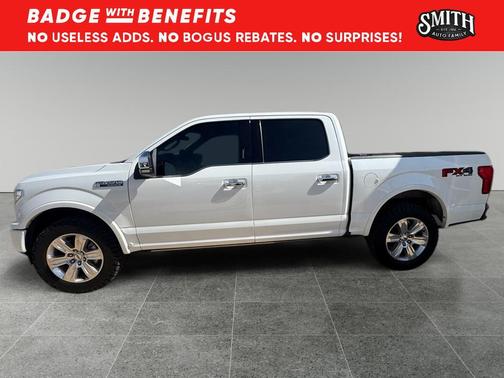 Star White Metallic Tri-Coat 2020 Ford F-150 Platinum