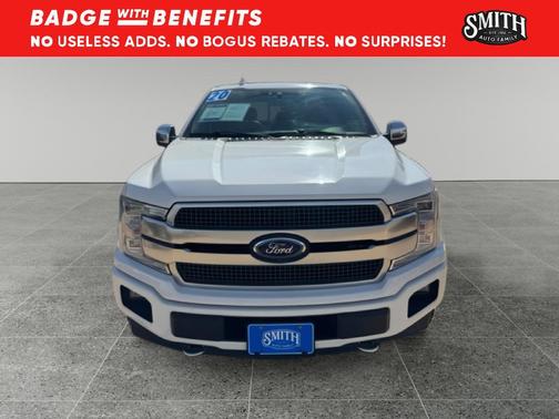 Star White Metallic Tri-Coat 2020 Ford F-150 Platinum