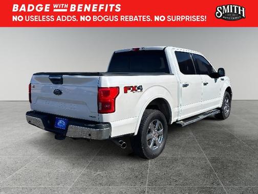 White Platinum Metallic Tri-Coat 2018 Ford F-150 Lariat