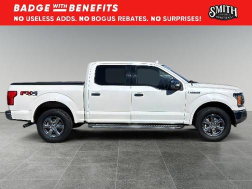 White Platinum Metallic Tri-Coat 2018 Ford F-150 Lariat