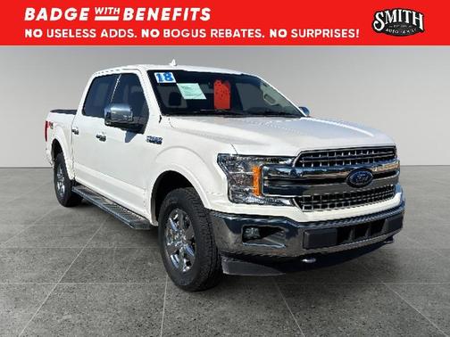 White Platinum Metallic Tri-Coat 2018 Ford F-150 Lariat